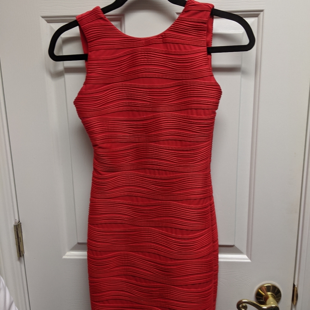 Light red dress